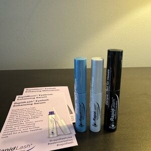 RapidLash Eyelash Serum, Eyebrow Serum & Enhancing Mascara Travel Size Set
